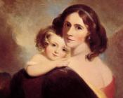 托马斯 苏利 : Mrs Fitzgerald and her Daughter Matilda